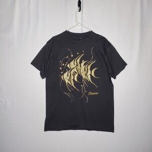 Diamond Dust Tshirt Large Gold Sparkle Ocean Fish‎ Chicago Single Stitch Vintage